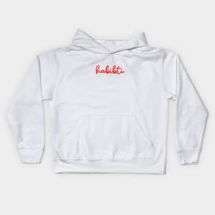 habibti - supreme red Kids Hoodie